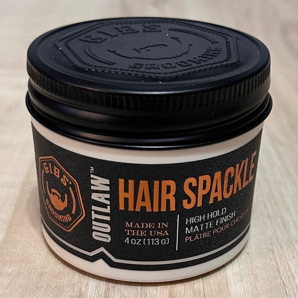 GIBS‎ Grooming Outlaw Hair Spackle High Hold Matte Finish 4 oz New